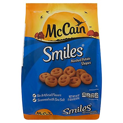 McCain Mashed Potatoes Shapes Smiles - 22 Oz - Image 1