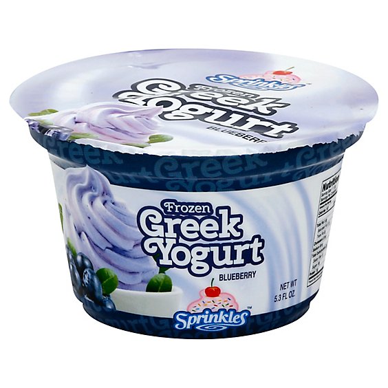 Sprinkles Frozen Yogurt Dairy Blueberry - 5.3 Oz