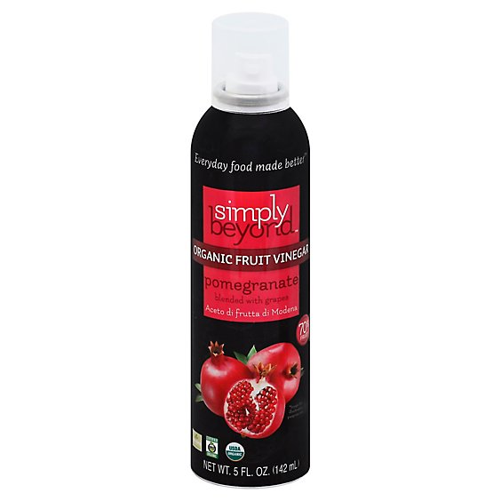 Simply Beyond Organic Vinegar Fruit Pomegranate - 5 Oz
