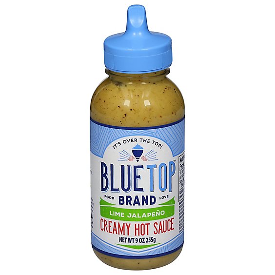 Blue Top Brand Sauce Lime Jalapeno - 9 Oz