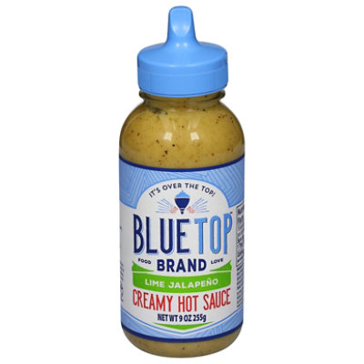 Blue Top Brand Sauce Lime Jalapeno - 9 Oz