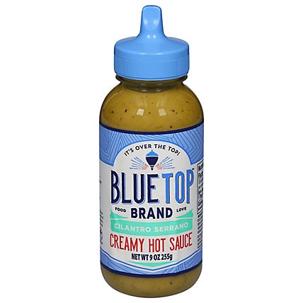 Blue Top Brand Sauce Cilantro Serrano - 9 Oz - Image 2