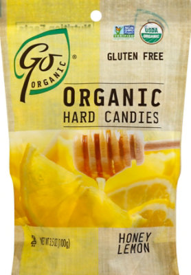 Go Naturally Org Candy Honey Lemon - 3.5 Oz