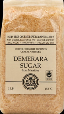 India Tree Sugar Demerara - 16 Oz - Image 2