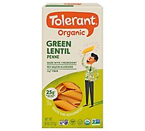 Tolerant Pasta Organic Green Lentil Penne Elbow Box - 8 Oz