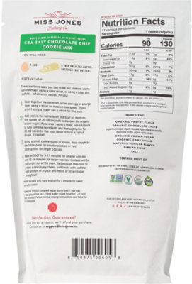 Miss Jones Baking Co Organic Cookie Mix Sea Salt Chocolate Chip - 13 Oz - Image 5