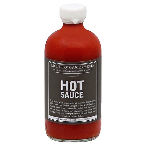 Lillies Q Sauce Hot - 8 Oz