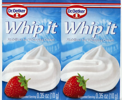 Dr. Oetker Whip it Stabilizer for Whipping Cream - 0.35 Oz - Image 2