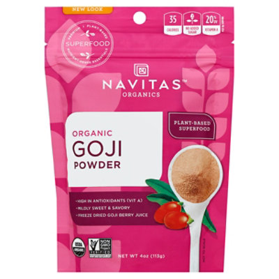 Navitas Goji Pwdr Org - 4 Oz - Image 1