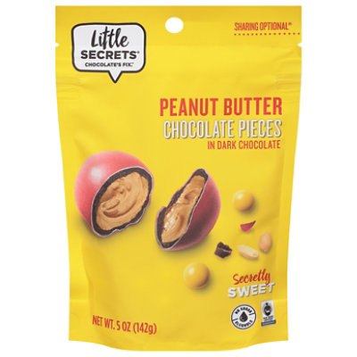 Little Secrets Chocolate Candies Premium Dark Chocolate Peanut Butter - 5 Oz - Image 3