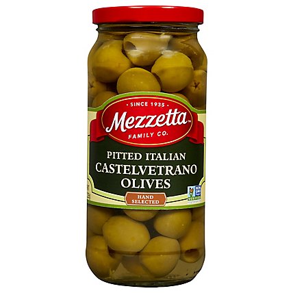 Mezzetta Olives Italian Castelvetrano Pitted - 8 Oz - Image 1