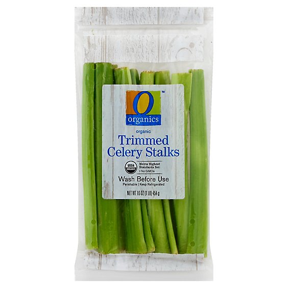 O Organics Celery Stalks Trimmed - 16 Oz