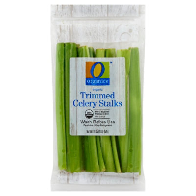 O Organics Celery Stalks Trimmed - 16 Oz