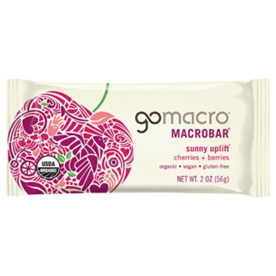 GoMacro Bar Cherry & Berries - 2 Oz - Image 2