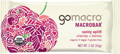 GoMacro Bar Cherry & Berries - 2 Oz - Image 2