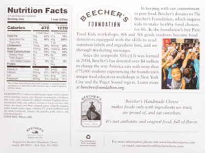 Beecher's Smoked Flagship Mac & Cheese - 20 Oz - Image 6