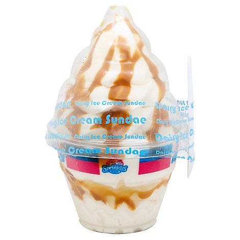 Sprinkles Ice Cream Cups Van With Creaml Topping - 9.5 Oz