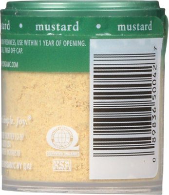 Simply Organic Mustard - 0.46 Oz - Image 4