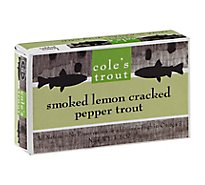 Coles Trout Smoked Lemon Cracked Pepper - 3.2 Oz
