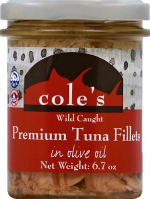 Coles Tuna Fillets Premium Wild Caught in Olive Oil - 6.7 Oz - Image 2