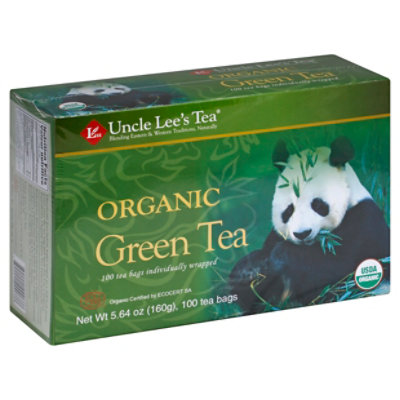 Uncle Lees Tea Legends Of China Organic Green Tea - 100 Count - Pavilions
