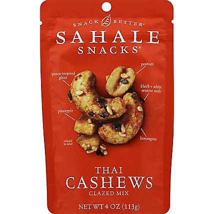 Sahale Snacks Snack Better Cashews Glazed Mix Thai - 4 Oz - Image 2