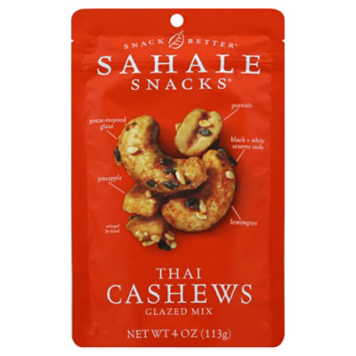 Sahale Snacks Snack Better Cashews Glazed Mix Thai - 4 Oz