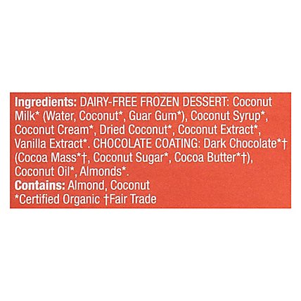Coconut Bliss Organic Frozen Dessert Non-Dairy Bars Coconut Almond In Chocolate 3 Count - 9 Oz - Image 5