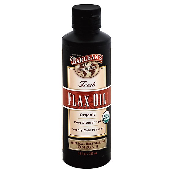 Barleans Pure Flax Oil - 12 Oz