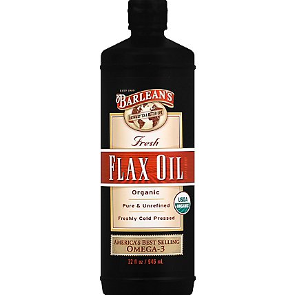 Barleans Pure Flax Oil - 32 Oz - Image 2