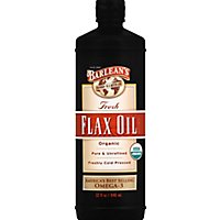 Barleans Pure Flax Oil - 32 Oz - Image 2