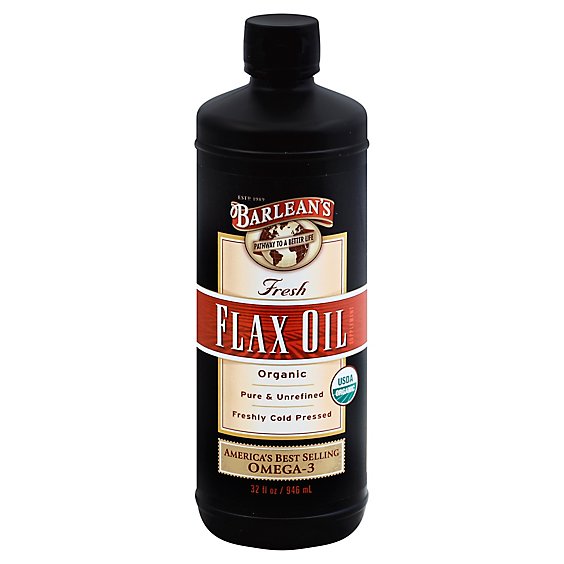 Barleans Pure Flax Oil - 32 Oz