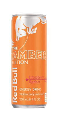 Red Bull Strawberry Apricot Energy Drink - 8.4 Fl. Oz. - Image 1