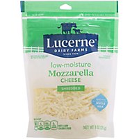 Lucerne Cheese Shredded Mozzarella Whole Milk Low-Moisture - 8 Oz - Image 2