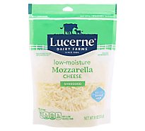 Lucerne Cheese Shredded Mozzarella Whole Milk Low-Moisture - 8 Oz