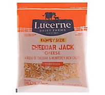Lucerne Cheese Finely Shredded Cheddar Jack - 32 Oz