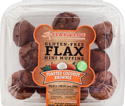 Flax4Life Brownies Frozen Toasted Coconut - 14 Oz - Image 2