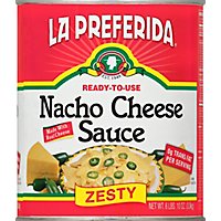 La Preferida Sauce Ready-To-Use Nacho Cheese Zesty Can - 106 Oz - Image 2