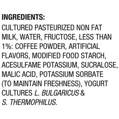 Light + Fit Greek Tiramisu Nonfat Gluten Free Yogurt - 5.3 Oz - Image 3