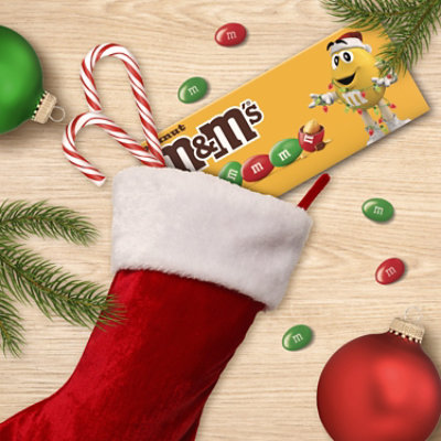 M&M'S Holiday Peanut Milk Chocolate Christmas Candy Gift Box - 3.1 Oz - Image 5