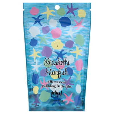 Seashells & Starfish Bubbling Bath Salt - 12 Oz