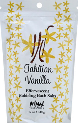 Tahitian Vanilla Bubbling Bath Salts - 12 Oz - Image 2