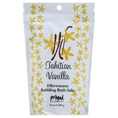 Tahitian Vanilla Bubbling Bath Salts - 12 Oz - Image 1