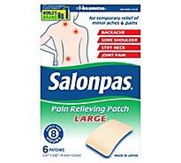 Salonpas Pain Relieving Patch Large - 6 Count
