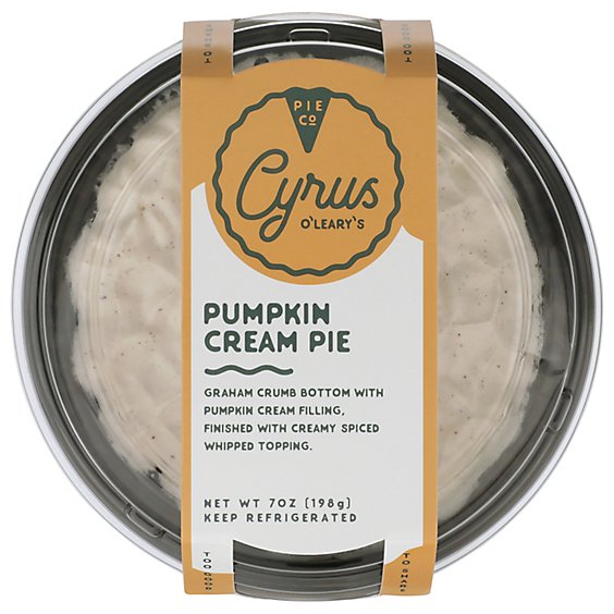 Pie Single Serve Pumpkin Cream - Each