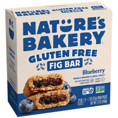 Natures Bakery Fig Bar Gluten Free Blueberry - 6-2 Oz