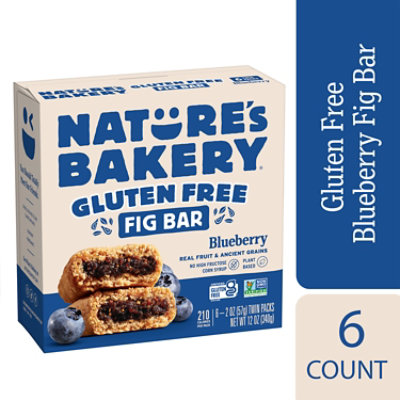 Natures Bakery Fig Bar Gluten Free Blueberry - 6-2 Oz - Image 2