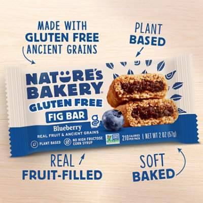 Natures Bakery Fig Bar Gluten Free Blueberry - 6-2 Oz - Image 4