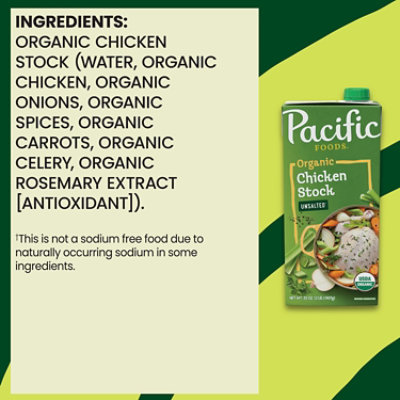 Pacific Foods Organic Unsalted Chicken Stock - 32 Oz - Image 5