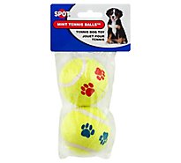 SPOT Dog Toy Tennis Balls Mint - 2 Count